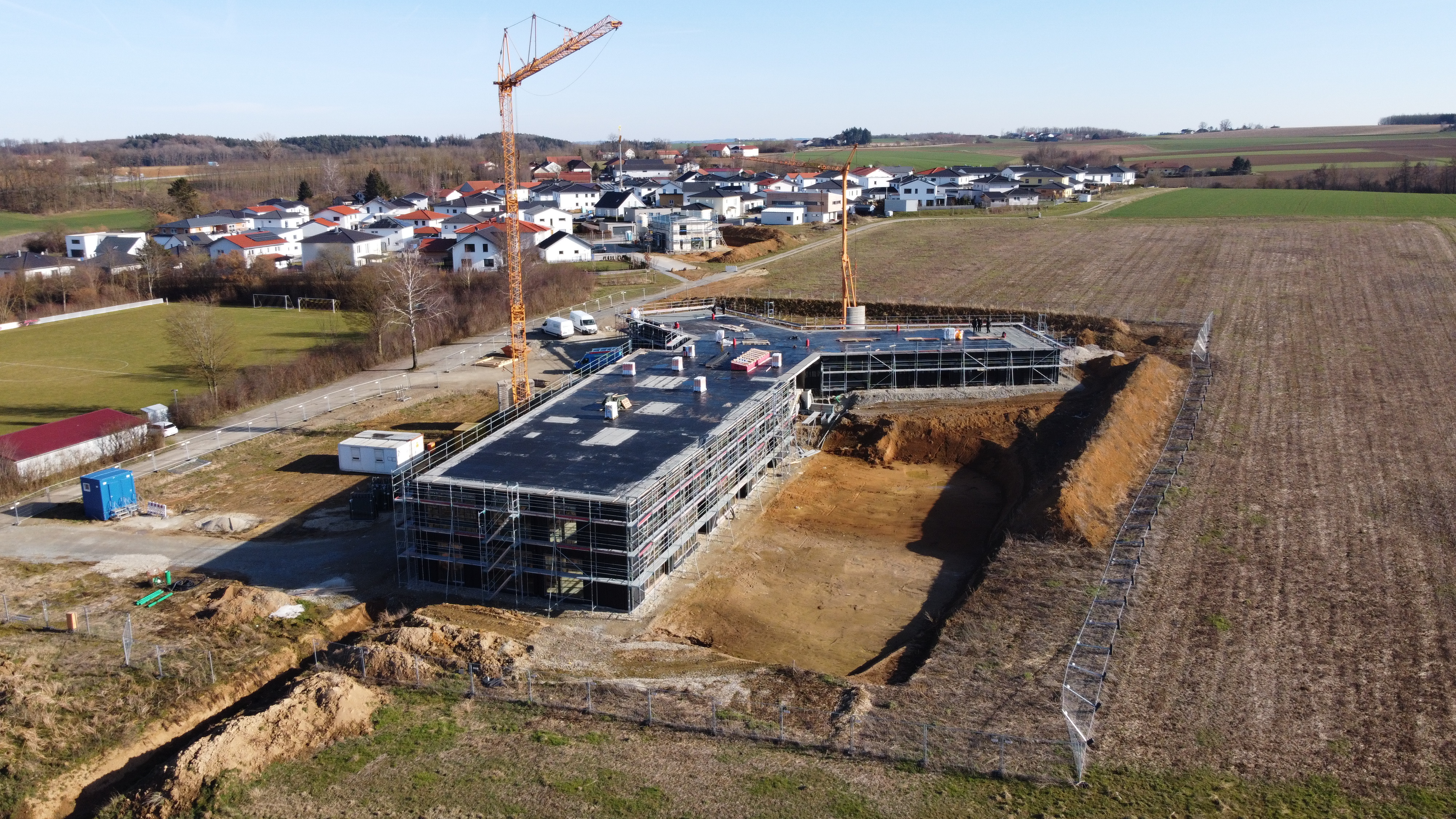Der Bau der neuen Kindertagesstätte hat begonnen! 
Update vom 06.03.2023